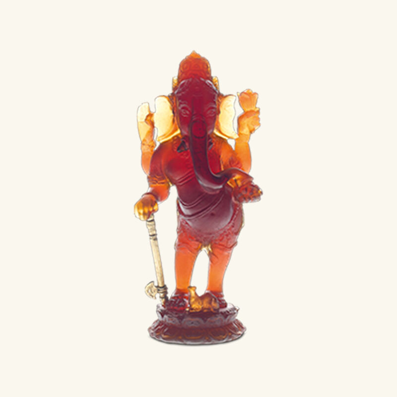 Ganesh Sculpture Large Amber daum ganesh sculpture large amber