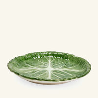 les ottomans radicchio side plate round green 22cm