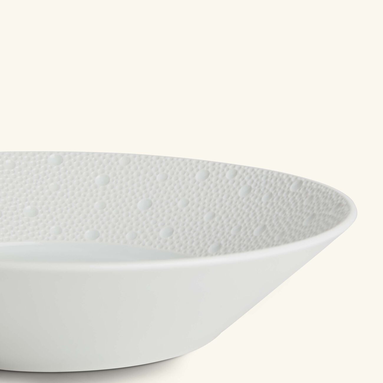 bernardaud ecume serving bowl white 24cm
