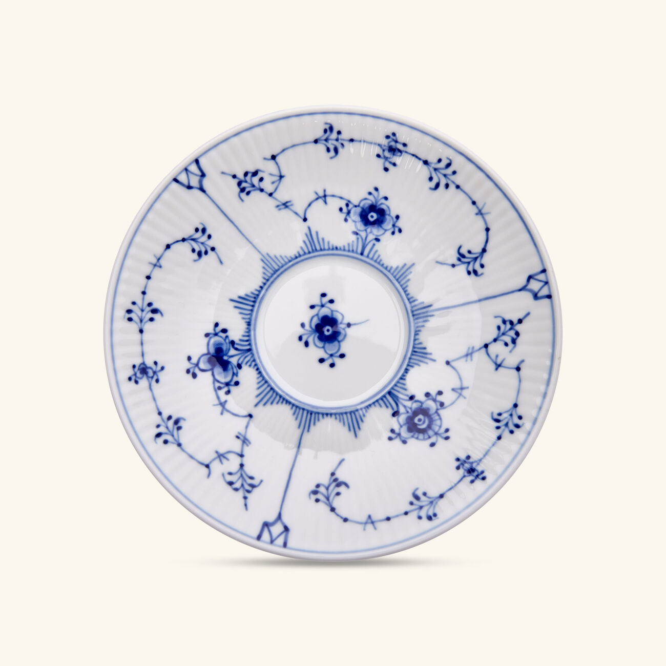 رويال كوبنهاغن فنجان القهوة مع صحنه بلو فلوتد