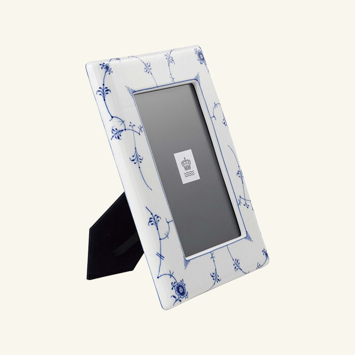 رويال كوبنهاغن إطار الصور بلو فلوتد بلاين أبيض 10x14 سم