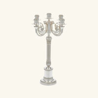 christofle malmaison five light candelabra silver plated