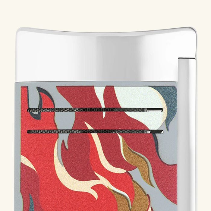 st dupont maxijet lighter camo red