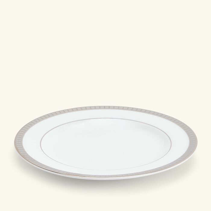 Malmaison Bread Plate Round Silver Rim 16cm christofle malmaison bread plate round silver rim 16cm