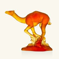 daum racing dromedary figurine medium brown