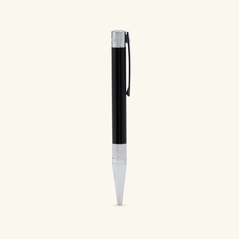 st dupont d initial ballpoint pen black