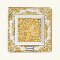 versace medusa rhapsody trinket tray square small gold