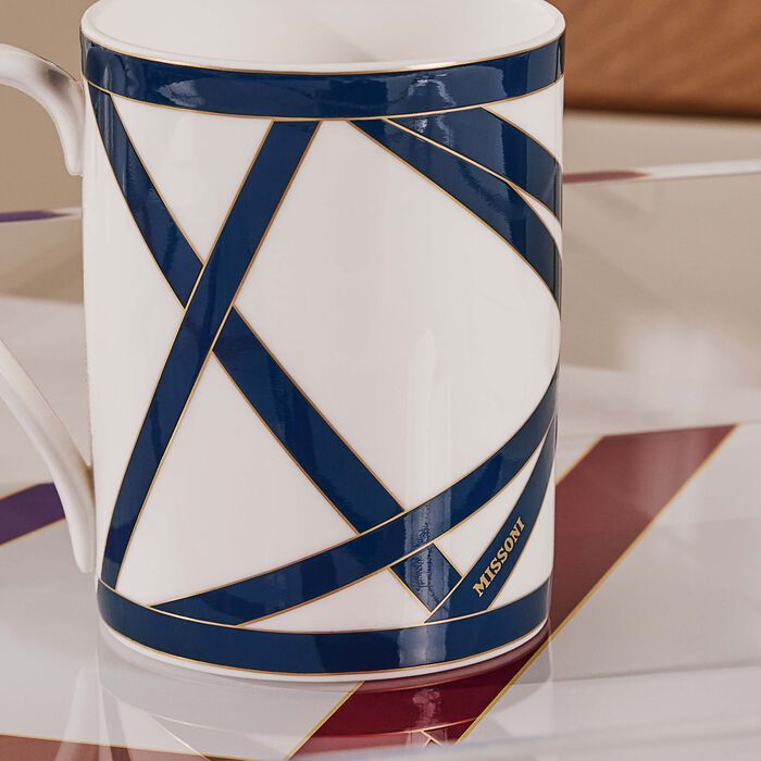 missoni home nastri mug blue