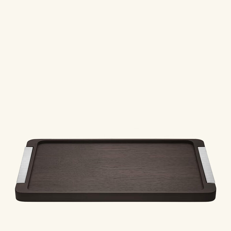 georg jensen bernadotte serving tray rectangular medium brown
