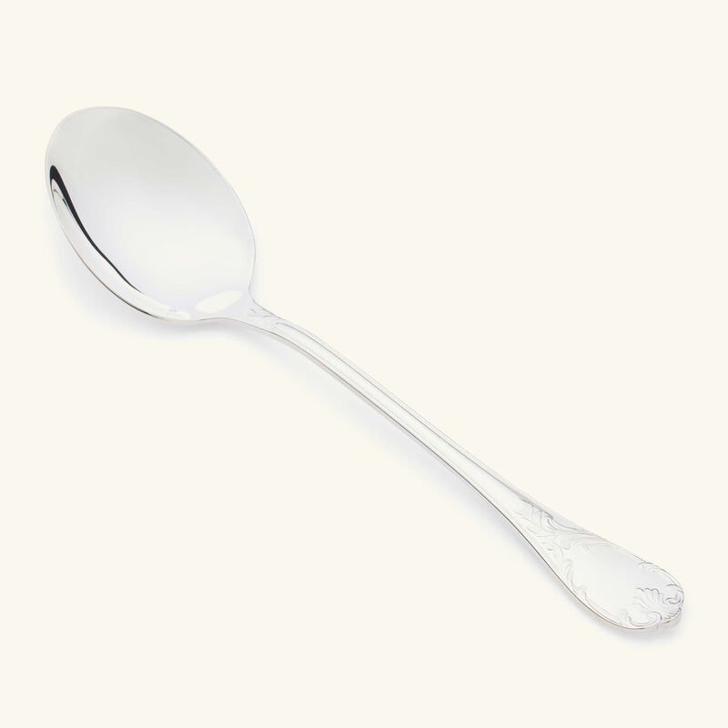 christofle marly salad serving spoon silver plated