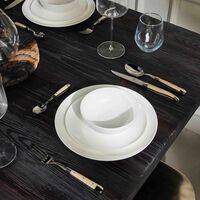forge de laguiole acrylic handle coffee spoon silver set of 6