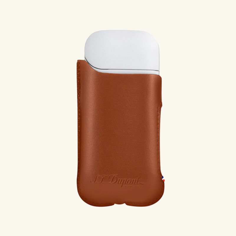 Line D Lighter Case Brown st dupont line d lighter case brown