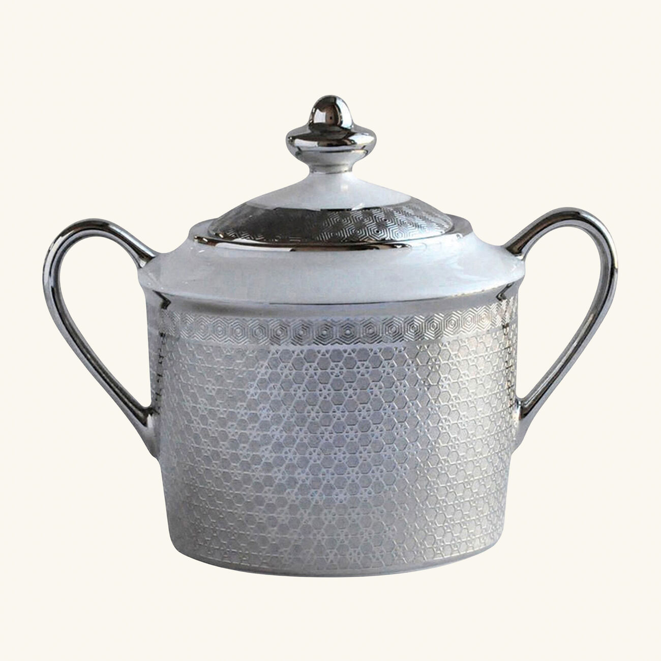 bernardaud divine sugar bowl silver