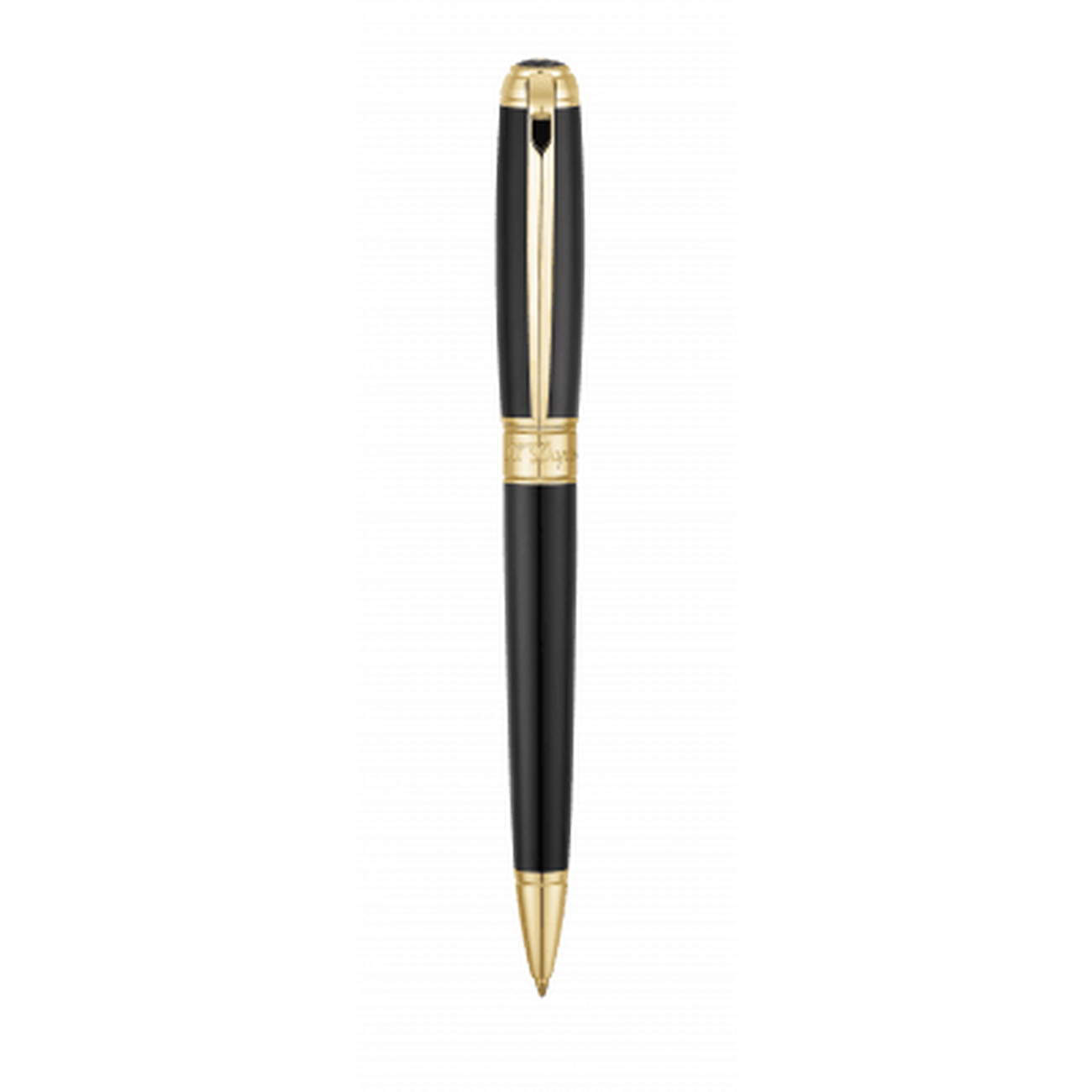 Line D Ballpoint Pen Black st dupont line d ballpoint pen black