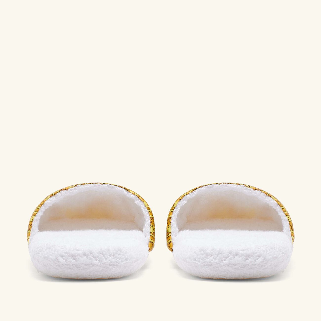 versace i love baroque slippers small white