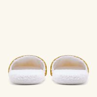 versace i love baroque slippers small white