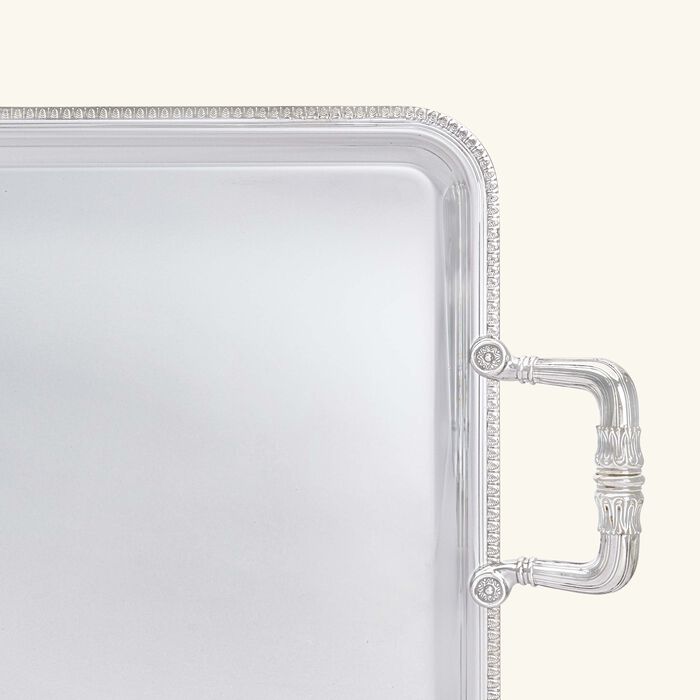 christofle malmaison serving tray rectangular medium silver plated