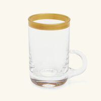 villari taormina arabic tea cup saucer gold