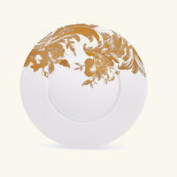 haviland stanislas bread butter plate round gold 16cm