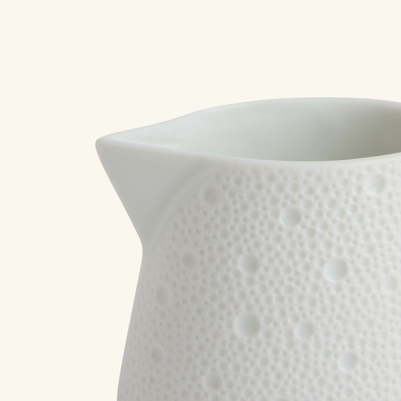 bernardaud ecume milk pitcher white
